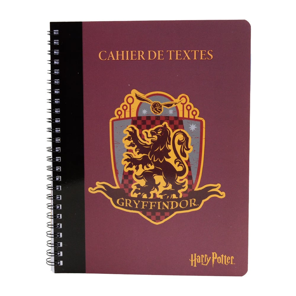 cahier de texte harry potter